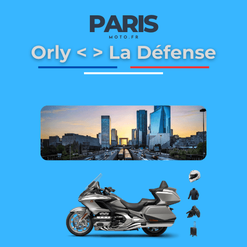 Réserver votre moto taxi à Orly, Transfer La Défense