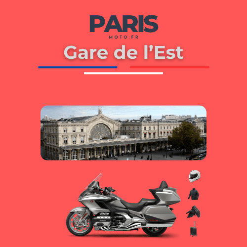 Taxi Moto Gare de l'Est — Prix Fixe 60€ | TGV & ICE | 24h/24