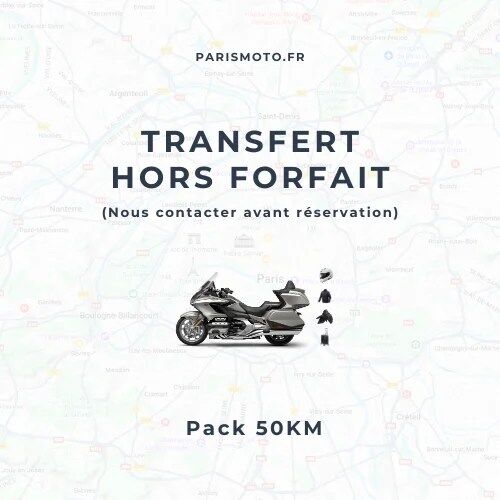 Taxi Moto Forfait 50 km — Prix Fixe 150€ | Île-de-France Étendue